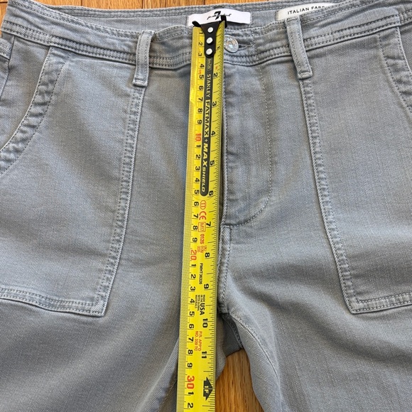 7 For All Mankind Gray Ankle Jeans - Picture 10 of 11